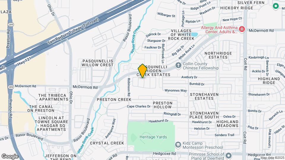 8613 Heather Ridge Dr Map and Location Details