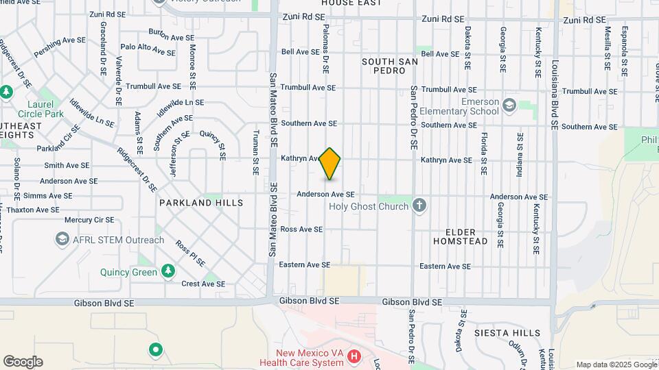 1030 Palomas Dr SE Map and Location Details