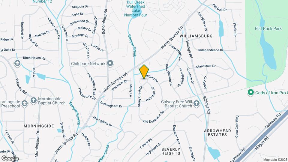 6313 Stony Creek Dr Map and Location Details