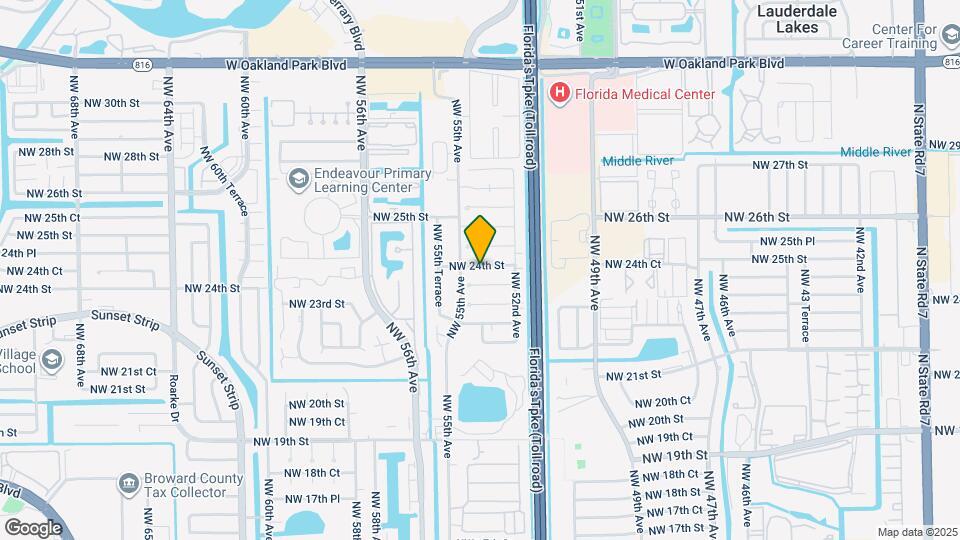 5400 NW 24th St Map and Location Details
