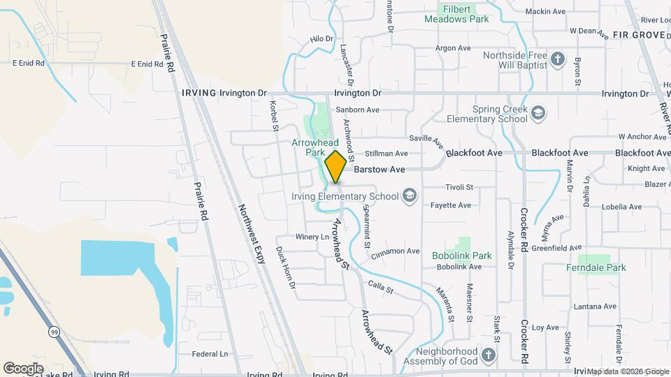 3306 Arrowhead St Map and Location Details