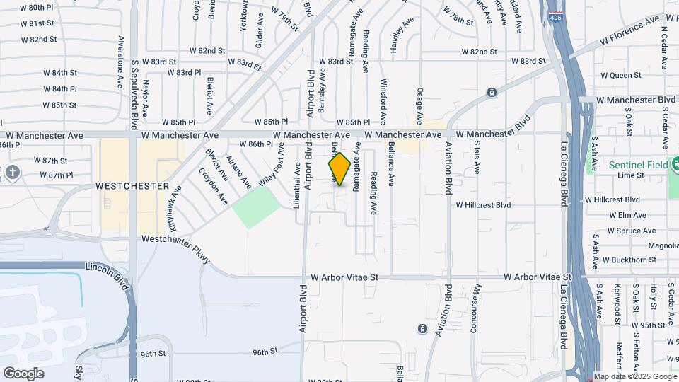 8744 Belford Ave Map and Location Details
