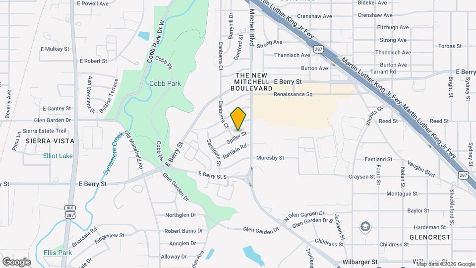 2509 Spiller St Map and Location Details