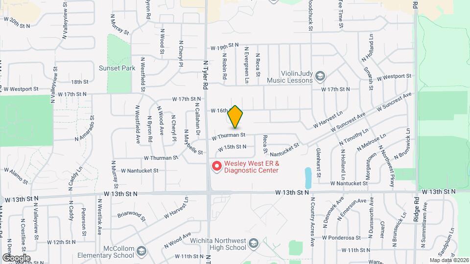 8520 W Thurman St Map and Location Details