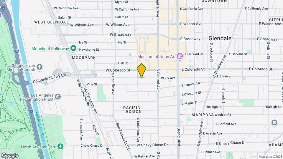 354 W Elk Ave Mapa y Detalles de la Ubicación
