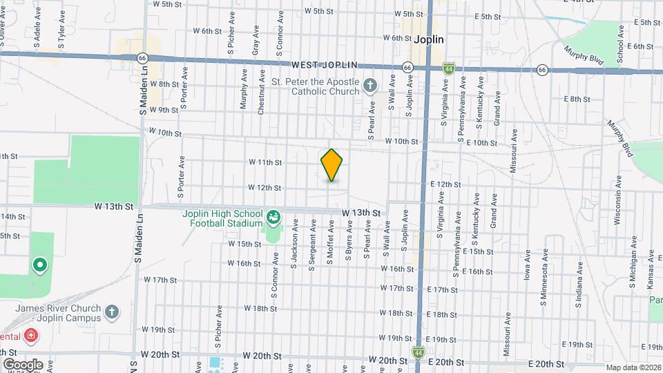 1133 S Moffet Ave, Unit 1133 S Moffet Mapa y Detalles de la Ubicación