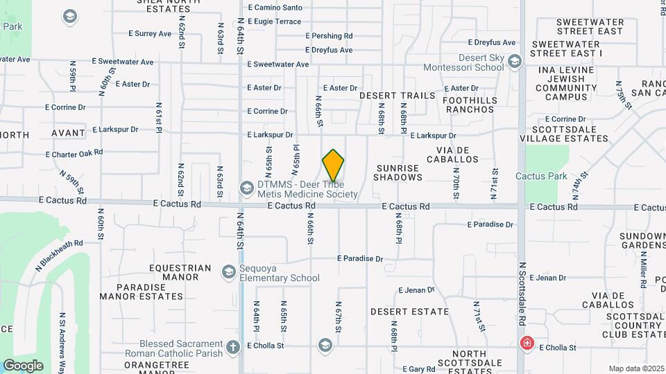 12210 N 67th St Map and Location Details