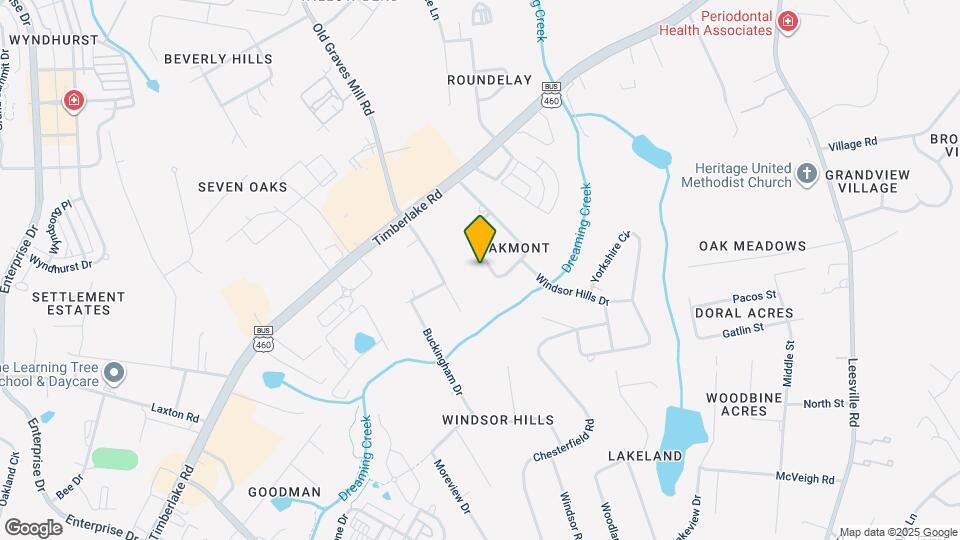 1036 Oakmont Cir Map and Location Details