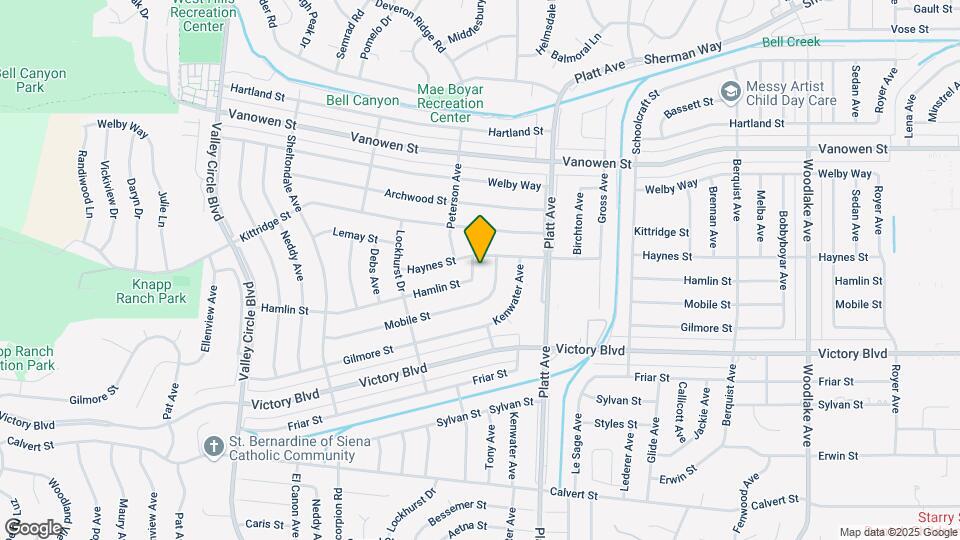 6532 Peterson Ave Map and Location Details