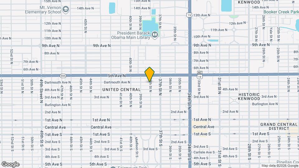 3800 Dartmouth Ave N Map and Location Details