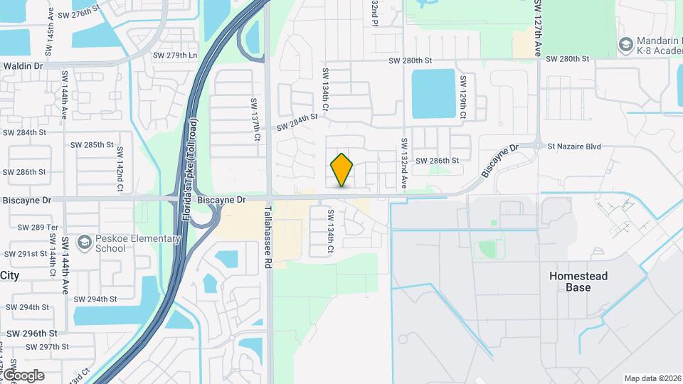 13386 SW 287th Ter Map and Location Details