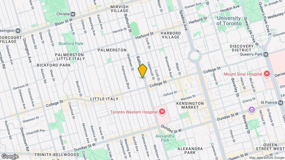 512 Bathurst St, Unit SI ID1531111P Map and Location Details