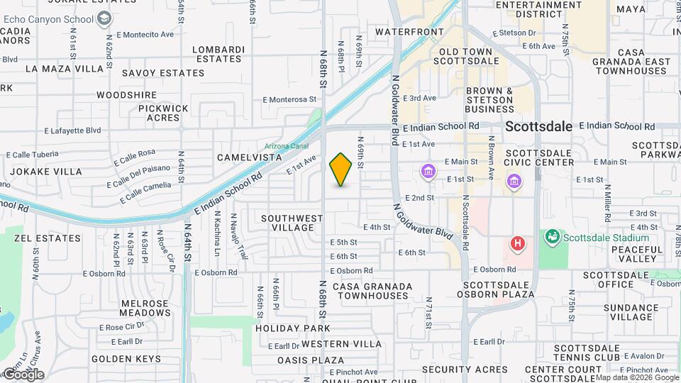 6824 E 2nd St Map and Location Details