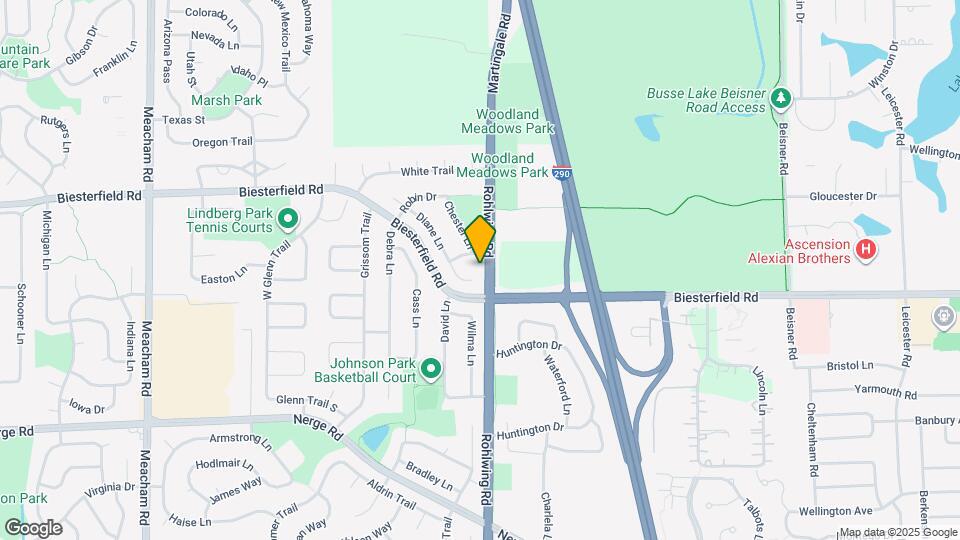 1210 Diane Ln Map and Location Details