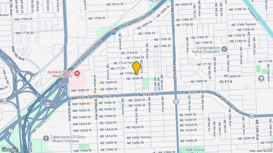 309 NE 169th St Map and Location Details