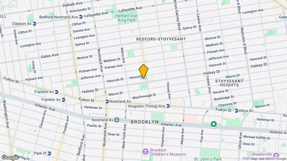 225 Halsey St Mapa y Detalles de la Ubicación