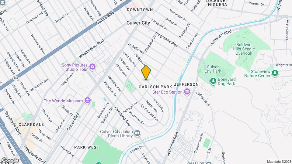 4279 Jasmine Ave Mapa y Detalles de la Ubicación