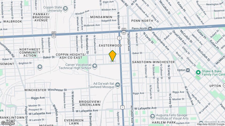 1501 N Payson St Map and Location Details