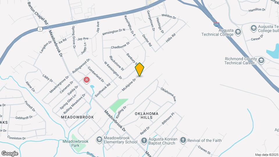 3436 McAlpine Dr Map and Location Details