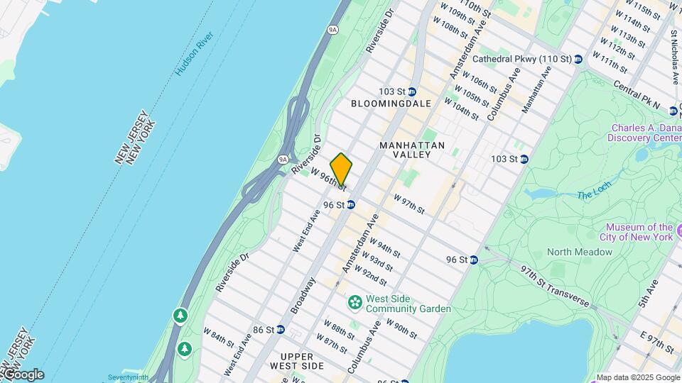 266 West 96th Street Map and Location Details