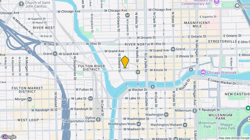 172 W Kinzie St Map and Location Details