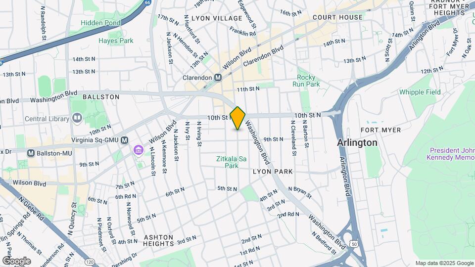 925 N Garfield St, Unit FL4-ID490 Map and Location Details