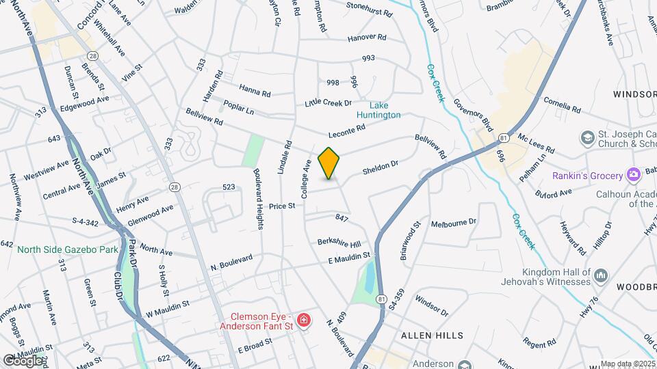 409 Ravenal Rd Map and Location Details