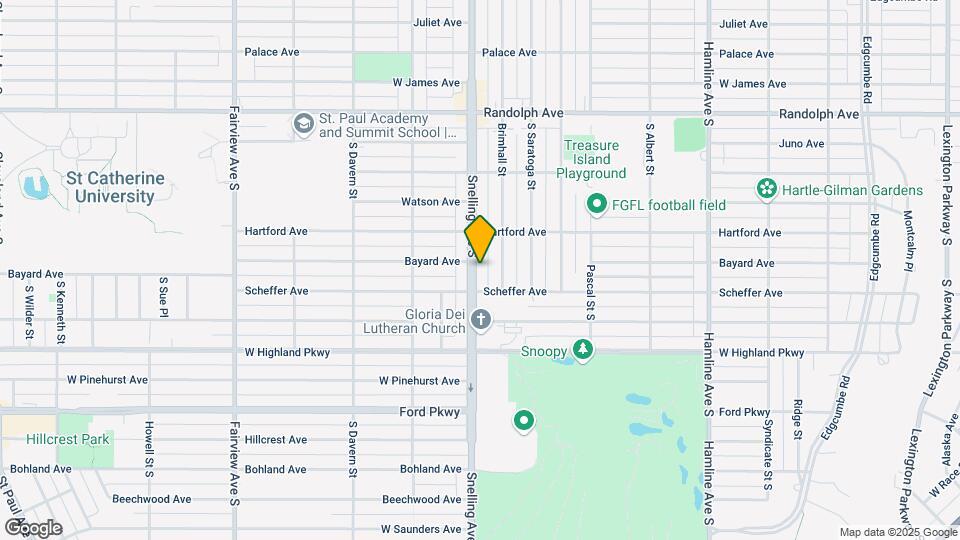 638 Snelling Ave S Map and Location Details
