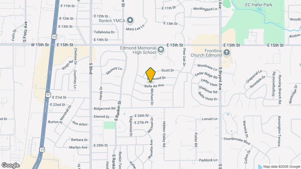 641 Belle Air Ave Mapa y Detalles de la Ubicación