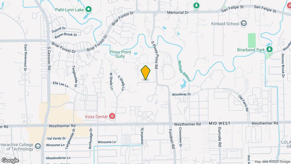 2220 S Piney Point Rd Map and Location Details
