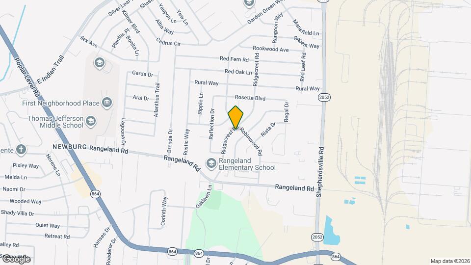 5533 Ridgecrest Rd Map and Location Details