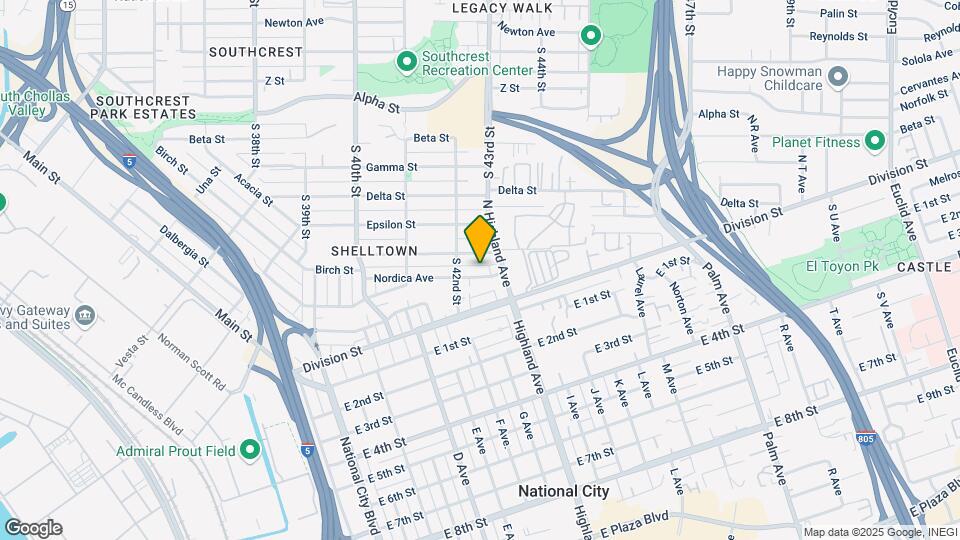 4240 Nordica St Map and Location Details