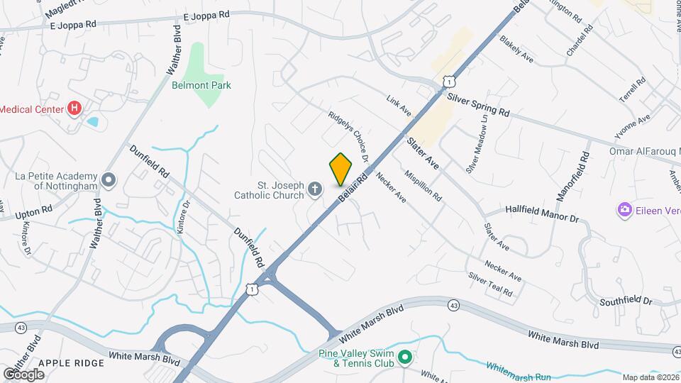 Olde Forge Townhomes and Hallfield Manor Apartments Map and Location Details