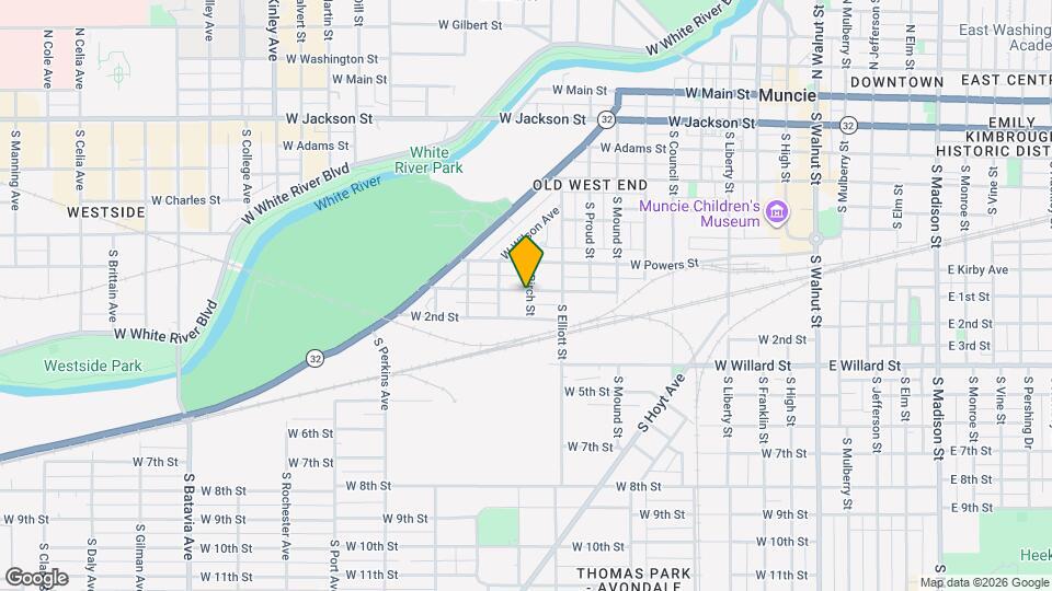 1101 W 1st St Map and Location Details