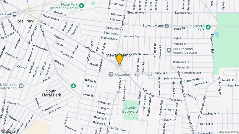 621 Tulip Ave Map and Location Details