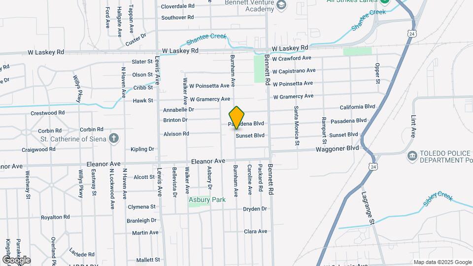 4606 Burnham Ave Map and Location Details