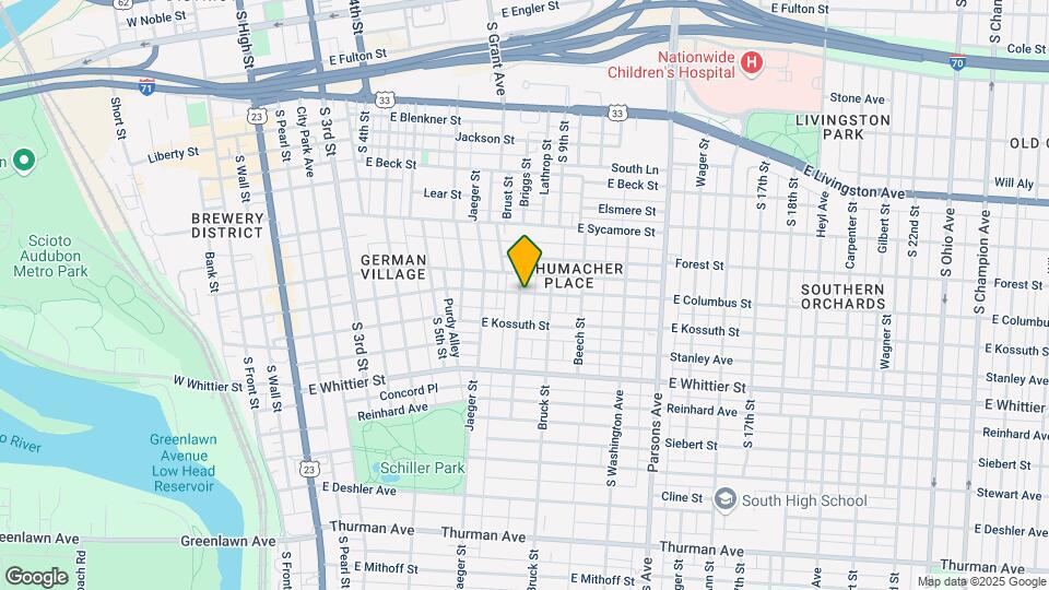 802 Ebner St Map and Location Details
