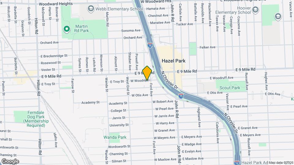 325 W Woodruff Ave Map and Location Details