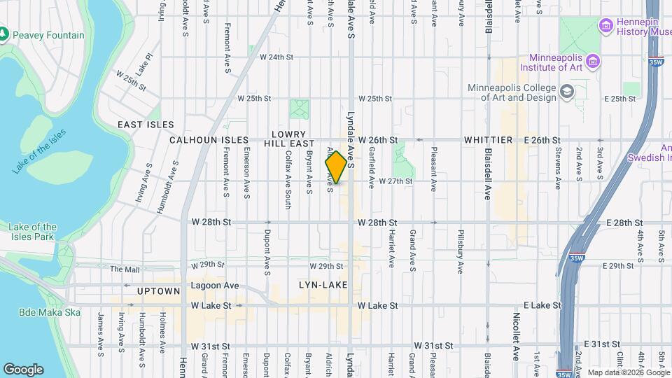 2709 Aldrich Ave S Map and Location Details