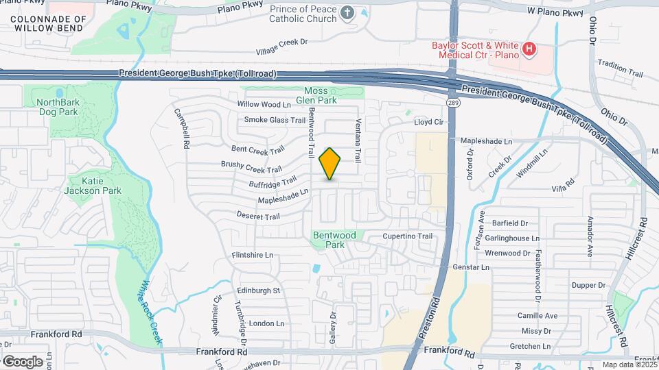 6019 Mapleshade Ln Map and Location Details