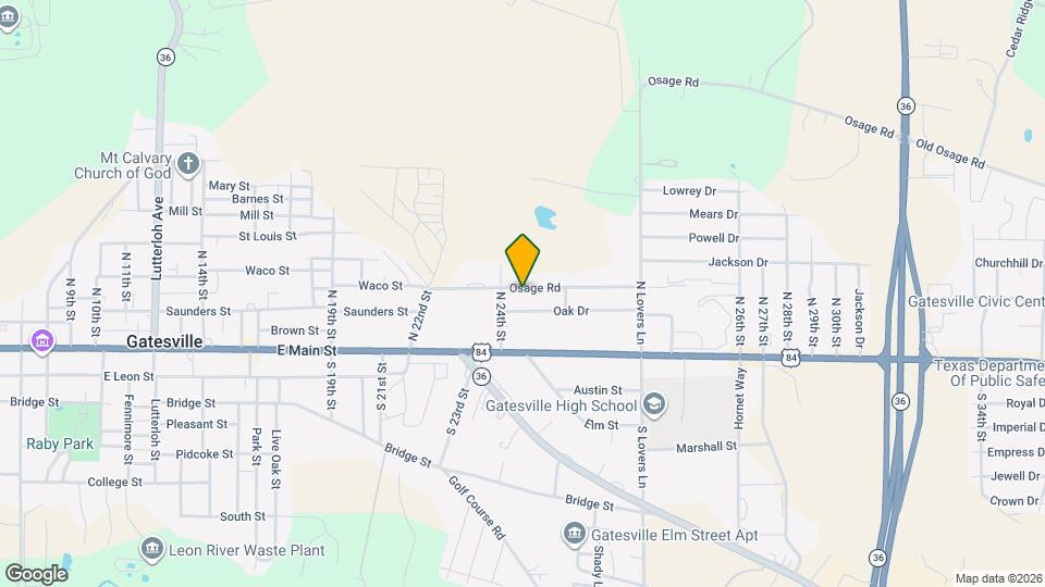 2408 Osage Rd Map and Location Details