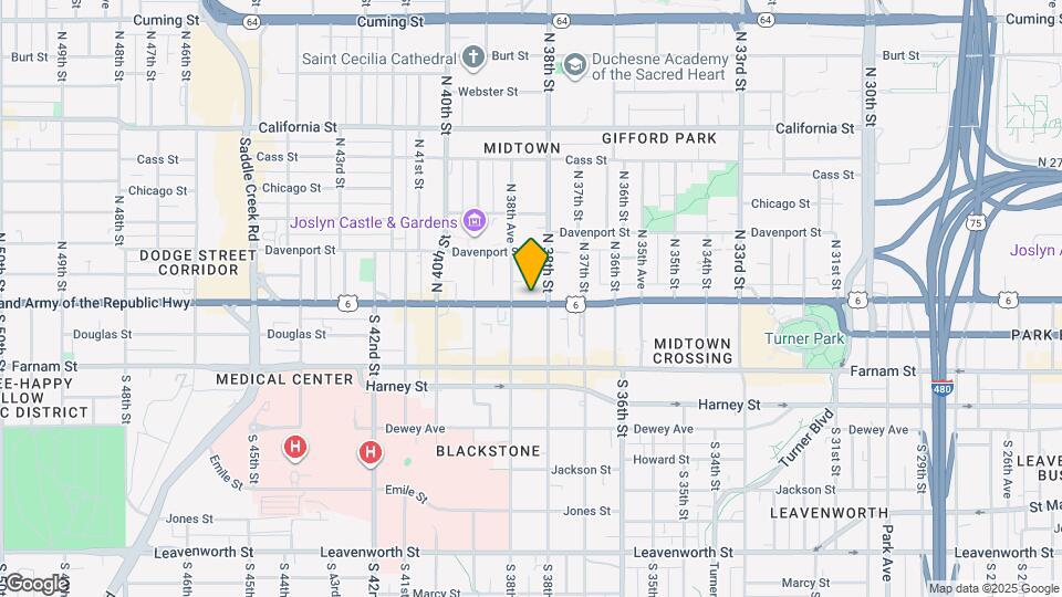 3812 Dodge St Map and Location Details