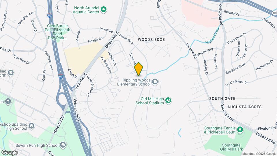 8009 Nolcrest Rd Map and Location Details