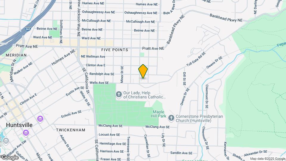 1505 Wells Ave SE Map and Location Details