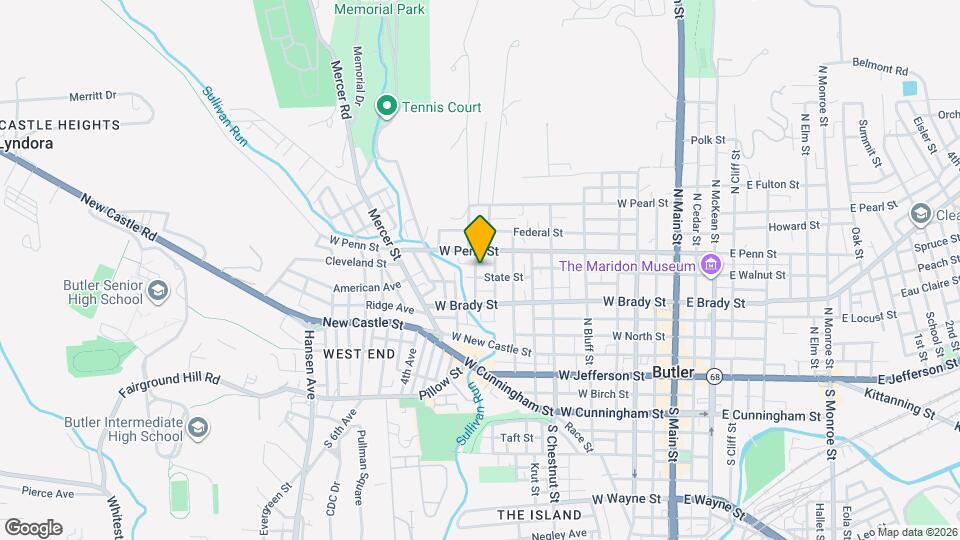 407 Mitchell Ave Map and Location Details