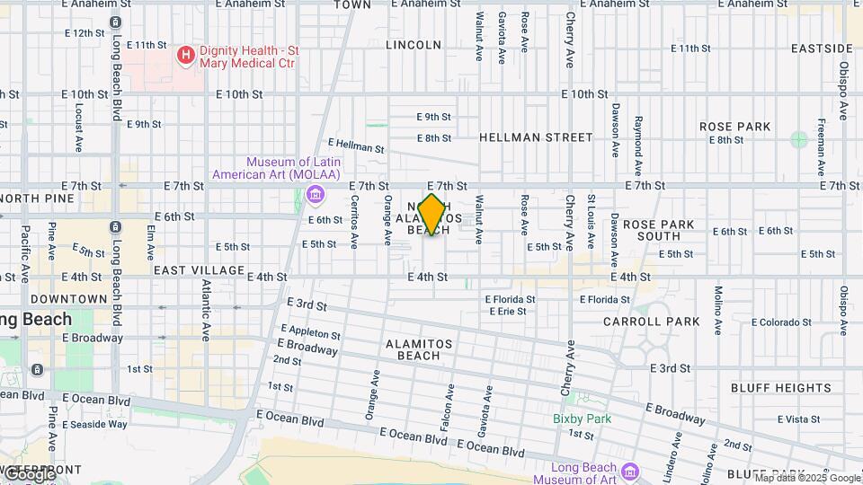 476 Almond Ave Map and Location Details