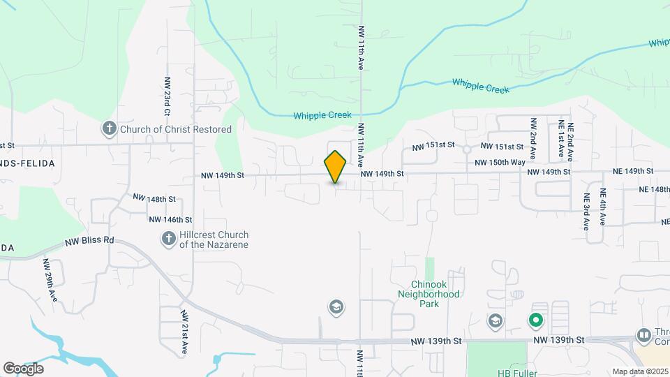 1214 NW 148th Cir Map and Location Details