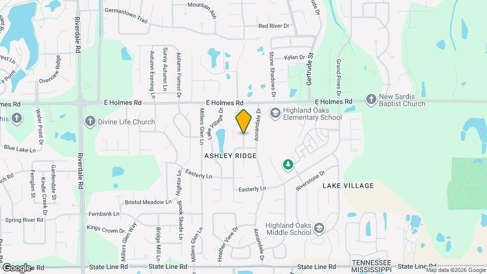 5311 Bradley Ridge Ln Mapa y Detalles de la Ubicación