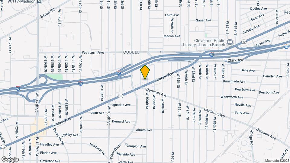 10018 Lorain Ave Mapa y Detalles de la Ubicación