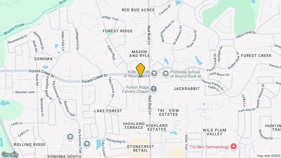 1505 Laurel Oak Loop Map and Location Details